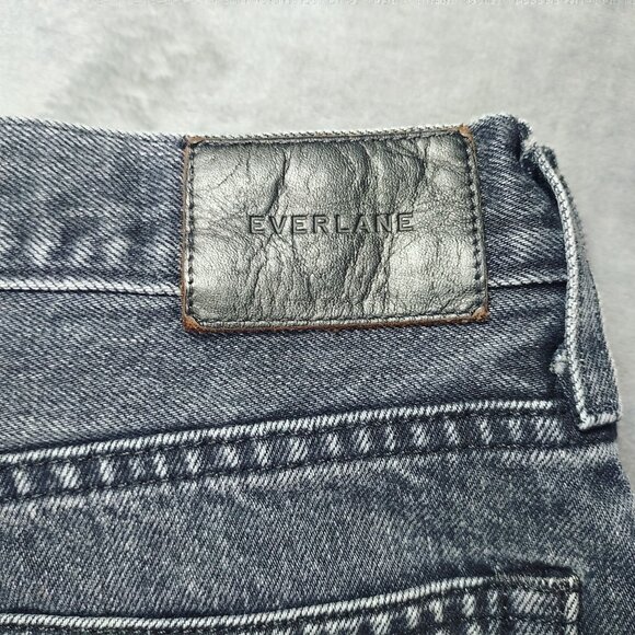 Everlane Womens 90s Cheeky Jeans 30R High Rise Straight Organic Cotton Blue Vibe - Picture 9 of 10